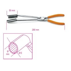 Beta 1474L Bougiekaptang | 15 Graden Gebogen Bekken | Diameter 14 Mm [014740010]