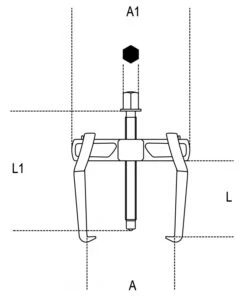 Beta 1500N/5 Trekker | Twee-armig | Max 6000 Kg | 43 - 250 Mm [015000605] -Makita || Beta || Metabo Verkoopwinkel Beta 1500N 1 015000601 ext 2 4
