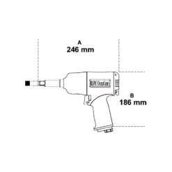 Beta 1927PAL Slagmoersleutel | 1/2 Inch | Omschakelbaar | 1750 Nm | Compact [019270009] -Makita || Beta || Metabo Verkoopwinkel Beta 1927PAL 019270009 ext 3