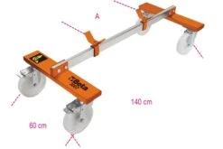 Beta 3007 Voertuigverplaatser Voertuigverplaatser | 800 Kg | 600 Mm Breed [030070001] -Makita || Beta || Metabo Verkoopwinkel Beta 3007 Voertuigverplaatser 030070001 ext 2