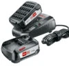 Bosch Groen 18 Volt Starterset Acculader +2x Accu 18 Volt 2.5 Ah L-Ion Power4All | 60 Minuten [1.600.A01.1LD] -Makita || Beta || Metabo Verkoopwinkel Bosch 18 Volt Starterset 1.600.A01.1LD