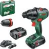 Bosch Groen AdvancedImpact 18 Accu Klopboor | 2x 18V 2.5Ah Li-Ion | Verwisselbare Kop +Koffer [0.603.9B5.109] -Makita || Beta || Metabo Verkoopwinkel Bosch AdvancedImpact 18 2Accu 0.603.9B5.109