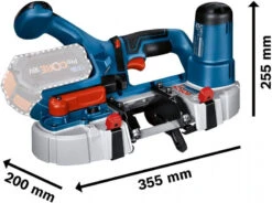 Bosch Professional GCB 18V-63 Bandzaag | 18 Volt Li-Ion | Solo | L-Boxx [0.601.2A0.401] -Makita || Beta || Metabo Verkoopwinkel Bosch Blauw GCB 18V 63 0.601.2A0.401 ext 8