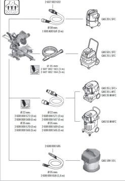 Bosch Professional GCM 8 SJL Paneelzaag | Stofafzuiging | 216 Mm | 1600 Watt [0.601.B19.100] -Makita || Beta || Metabo Verkoopwinkel Bosch Blauw GCM 8 SJL 0.601.B19.100 ext 6