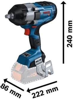 Bosch Professional GDS 18V-1050 HC Accu Slagmoeraanzetter 3/4 Inch | 18 Volt | Solo | + L-Boxx [0.601.9J8.201] -Makita || Beta || Metabo Verkoopwinkel Bosch Blauw GDS 18V 1000 C 0.601.9J8.001 ext 4