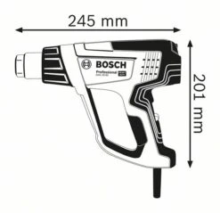 Bosch Professional GHG 20-63 Heteluchtpistool | 2000 Watt | Met Display [0.601.2A6.201] -Makita || Beta || Metabo Verkoopwinkel Bosch Blauw GHG 20 63 0.601.2A6.201 ext 6