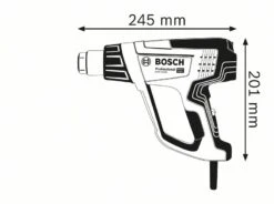 Bosch Professional GHG 23-66 Heteluchtpistool | 2300 Watt | 50-650 Gr | +Tb [0.601.2A6.300] -Makita || Beta || Metabo Verkoopwinkel Bosch Blauw GHG 23 66 Extra Kit 0.601.2A6.301 ext 6 1