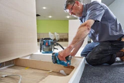 Bosch Professional GHO 12V-20 (2x Accu) Accu Schaafmachine | 12 V 3,0 Ah Li-Ion | Borstelloos | +L-Boxx [0.601.5A7.001] -Makita || Beta || Metabo Verkoopwinkel Bosch Blauw GHO 12V 20 2x Accu 0.601.5A7.001 ext 3