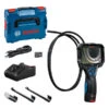 Bosch Professional GIC 12V-5-27 C Accuinspectiecamera | 1x Accu 12V 2.0Ah | Kabel 1.5 M | L-Boxx [0.601.241.401] -Makita || Beta || Metabo Verkoopwinkel Bosch Blauw GIC 12V 5 27 C 0.601.241.401