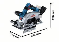 Bosch Professional GKS 18V-57-2 L Accu Cirkelzaag | 57 Mm | Links | 18V 5.5 Ah ProCore | +L-Boxx [0.601.6C1.101] -Makita || Beta || Metabo Verkoopwinkel Bosch Blauw GKS 18V 57 2 L 0.601.6C1.101 ext 5