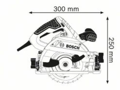 Bosch Professional GKS 55+ GCE Cirkelzaag | 165 Mm | 1350 Watt | FSN Compitable | HM-zaagblad [0.601.682.100] -Makita || Beta || Metabo Verkoopwinkel Bosch Blauw GKS 55 GCE 0.601.682.100 ext 5