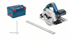 Bosch Professional GKS 55+ GCE + FSN 1400 Cirkelzaag | 63 Mm | 1350 Watt | + LBoxx + FSN1400 [0.615.990.M91]