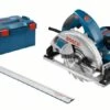 Bosch Professional GKS 65 GCE + FSN 1600 Cirkelzaag | 65 Mm | 1600 Watt | +L-Boxx En FSN1400 [0.615.990.M93] -Makita || Beta || Metabo Verkoopwinkel Bosch Blauw GKS 65 GCE FSN 1600 0.601.668.902