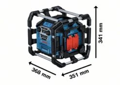 Bosch Professional GPB 18V-5 C Bouw Radio | GPB 18V-5 C | USB Lader | FM - Bluetooth [0.601.4A4.000] -Makita || Beta || Metabo Verkoopwinkel Bosch Blauw GPB 18V 5 C 0.601.4A4.000 ext 4