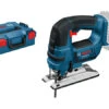 Bosch Professional GST 18V-LI B Accu Decoupeerzaag | Beugel | 18 Volt Li-Ion | Solo | +L-Boxx [0.601.5A6.101] -Makita || Beta || Metabo Verkoopwinkel Bosch Blauw GST 18 V Li Solo L Boxx 0.601.5A6.101