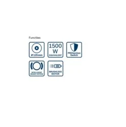 Bosch Professional GWS 18V-15 P Accu Haakse Slijper | 125mm | 18V Solo | +L-Boxx [0.601.9H6.A01] -Makita || Beta || Metabo Verkoopwinkel Bosch Blauw GWS 18V 15 P 0.601.9H6.A01 ext 3