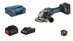Bosch Professional GWS 18V-15 SC Accu Haakse Slijper | 18 Volt 8.0 Ah ProCore | +L-Boxx [0.601.9H6.101]