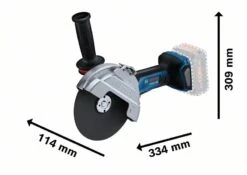 Bosch Professional GWS 18V-180 PC Accu Haakse Slijper 180 Mm | 18 Volt | Solo | +GCY [0.601.9H6.E01] -Makita || Beta || Metabo Verkoopwinkel Bosch Blauw GWS 18V 180 PC 0.601.9H6.E01 ext 4