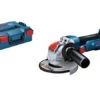 Bosch Professional GWX 18V-8 Solo Accu Haakse Slijper | 125mm X-Lock | 18 Volt | +L-Boxx | Solo [0.601.9J7.000]