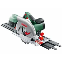 Bosch Groen PKS 66 AF Cirkelzaag 66 Mm | 1600 Watt | + Geleiderail En CleanSystem Box [0.603.502.000]