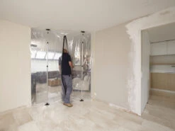 Carat DPW0100000 Stofwand | Demonteerbaar | 2 Keer 4 X 5 Meter | Compleet [DPW0100000]