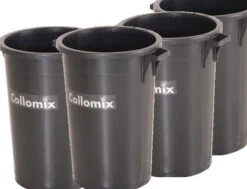 Collomix 70.115 Mengemmer | 75 Liter Voor LevMix | Zwart | Per 4 [Mengemmer 70115]