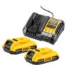 DeWALT DCB1104D2 Starterset | Lader XR Li-Ion | +2 Stuks Accu 18 Volt 2.0 Ah [DCB1104D2-QW] -Makita || Beta || Metabo Verkoopwinkel DeWALT DCB1104D2 DCB1104D2 QW