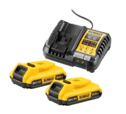 DeWALT DCB1104D2 Starterset | Lader XR Li-Ion | +2 Stuks Accu 18 Volt 2.0 Ah [DCB1104D2-QW]