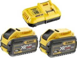 DeWALT DCB118X2 Starterkit | Snellader + 2x 54V 9,0Ah XR Flexvolt [DCB118X2-QW]