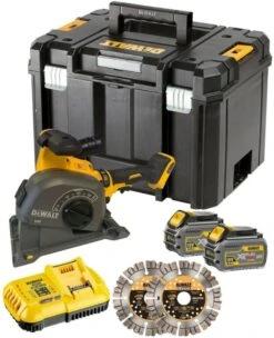 DeWALT DCG200T2 Accu Sleuvenfrees | 54V 6,0 Ah XR Flexvolt | 125 Mm | +TSTAK [DCG200T2-QW]