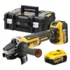 DeWALT DCG405P2-QW Accu Haakse Slijper | 125 Mm BL | 18 V 5.0 Ah XR Li-Ion | +Tstak [DCG405P2] -Makita || Beta || Metabo Verkoopwinkel DeWALT DCG405P2 QW DCG405P2