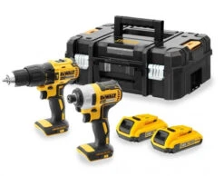 DeWALT DCK2060D2T Voordeelset | Klopboor + Slagschroevendraaier | 18V 2,0 Ah XR [DCK2060D2T-QW]