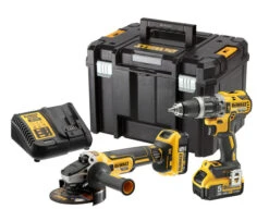 DeWALT DCK2080P2T Superpromo | Klopboor + Haakse Slijper | 18V 5,0 Ah XR | TSTAK [DCK2080P2T-QW]