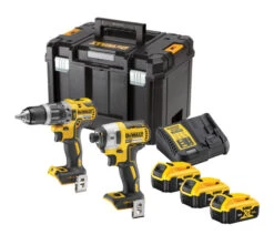 DeWALT DCK266P3T Klopboor + Slagschroevendr. | 3x 18 V 5.0 Ah Li-Ion | +Tstak [DCK266P3T-QW]