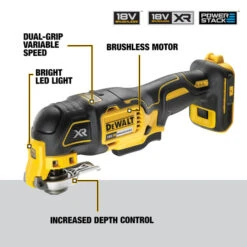 DeWALT DCS356E1T Accu Multitool | 18 Volt 1.7 Ah | Brushless | +T-stak [DCS356E1T-XJ] -Makita || Beta || Metabo Verkoopwinkel DeWALT DCS356E1T DCS356E1T XJ ext 3