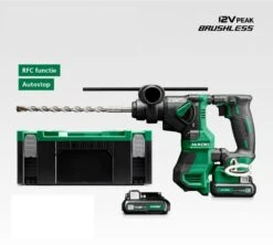 HiKOKI DH12DDWHZ Accu Boorhamer | 12V Li-Ion 4.0 Ah | SDS+ | +HSC Koffer [DH12DDWHZ] -Makita || Beta || Metabo Verkoopwinkel HiKOKI DH12DDWHZ DH12DDWHZ ext 2