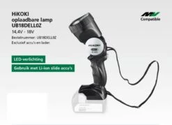 HiKOKI UB18DELL0Z Lamp Led | Voor Alle 14,4 V En 18 V Slide Accu | Basic [UB18DELL0Z] -Makita || Beta || Metabo Verkoopwinkel HiKOKI UB18DELL0Z UB18DEL L0Z ext 2