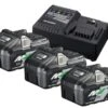HiKOKI UC18YSL3WB3 Multivolt Boosterpack | 3 X Accu En Snellader [UC18YSL3 WB3] -Makita || Beta || Metabo Verkoopwinkel HiKOKI UC18YSL3WB3 UC18YSL3 WB3