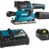 Makita DBO380RTJ Vlakschuurmachine | 93x185 Mm | 18 Volt 5,0 Ah Li-Ion | +M-Box [DBO380] -Makita || Beta || Metabo Verkoopwinkel Makita DBO380RTJ DBO380