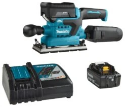 Makita DBO380RTJ Vlakschuurmachine | 93x185 Mm | 18 Volt 5,0 Ah Li-Ion | +M-Box [DBO380]