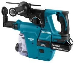 Makita DHR242RTJW Accu Combihamer SDS+ | 18 Volt 5.0 Ah | Stofbox | +MBox [DHR242] -Makita || Beta || Metabo Verkoopwinkel Makita DHR242RTJW DHR242 ext 16