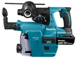 Makita DHR242RTJW Accu Combihamer SDS+ | 18 Volt 5.0 Ah | Stofbox | +MBox [DHR242] -Makita || Beta || Metabo Verkoopwinkel Makita DHR242RTJW DHR242 ext 18