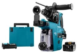 Makita DHR242RTJW Accu Combihamer SDS+ | 18 Volt 5.0 Ah | Stofbox | +MBox [DHR242] -Makita || Beta || Metabo Verkoopwinkel Makita DHR242RTJW DHR242 ext 4