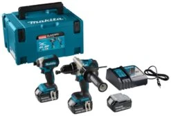 Makita DLX2418TJ Combiset | Boormachine En Slagschroevendraaier | 3x18V 5,0Ah [DHP486 + DTD153]