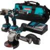 Makita DLX3156TX1 Combiset | 2x 18 Volt 5,0 Ah Li-Ion | 3 Machines | +Tas [DLX3156] -Makita || Beta || Metabo Verkoopwinkel Makita DLX3156TX1 DLX3156