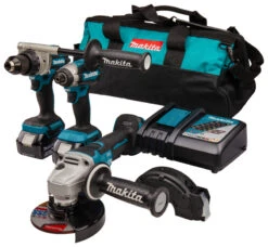 Makita DLX3156TX1 Combiset | 2x 18 Volt 5,0 Ah Li-Ion | 3 Machines | +Tas [DLX3156]