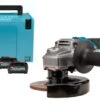 Makita GA008GM201 Accu Haakse Slijper | 125 Mm | XGT 40 Volt 4.0 Ah | +Mbox [GA008G] -Makita || Beta || Metabo Verkoopwinkel Makita GA008GM201 GA008G