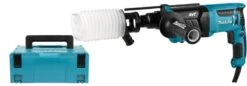 Makita HR2631FTJ Combihamer SDS-Plus | 800W 2,4J | 26mm |+Stofafzuigset +Boorkop [HR2631]