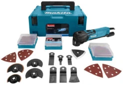Makita TM3010CX2J Multitool | Oscillerend | 320 Watt | +M-Box En Toebehoren [Multitool - Multicutter]