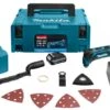 Makita TM30DSAJX4 Accu Multitool | Oscillerend | 12V 2,0 Ah | +M-Box +toebehoren [TM30D] -Makita || Beta || Metabo Verkoopwinkel Makita TM30DSAJX4 Multitool Multicutter